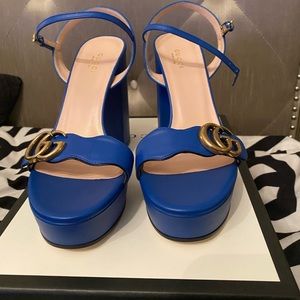 Gucci marmont platform sz 9.5